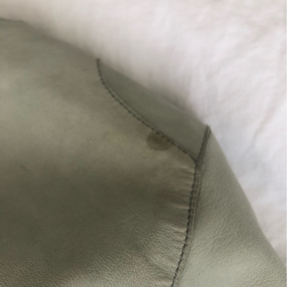 Maison Scotch mint leather jacket - Picture 15 of 16